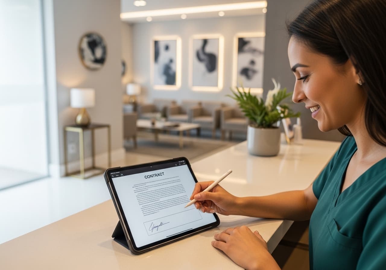 Contratos assinados online, entregues automaticamente